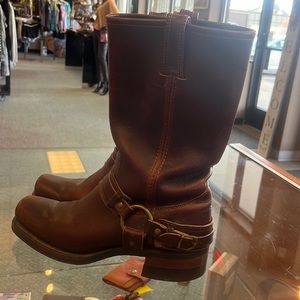 Womens Frye Leather Cowboy Boots Size 9